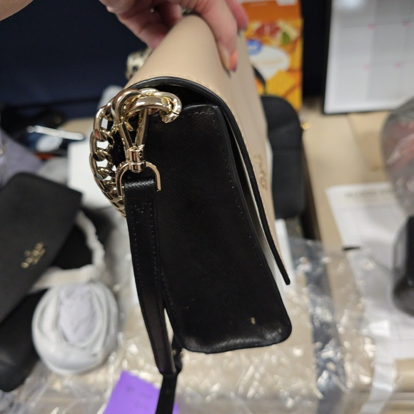 kate spade Beige, White and Black Colorblock Crossbody Bag - Picture 2 of 3